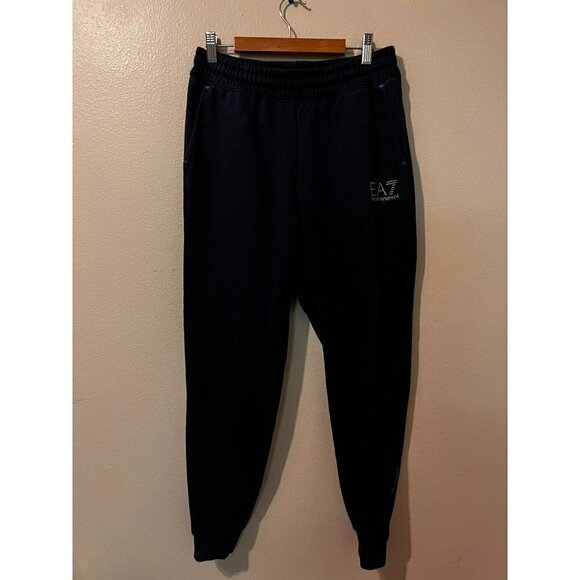 Men's Emporio Armani Core Identity Cotton Joggers EA7 Size S [EXCELLENT] - Picture 1 of 8